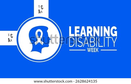 Learning Disability Week. Awareness Poster, Disability Banner, Educational Card, Social Media Post and Background Design Inspiration Vector Illustration