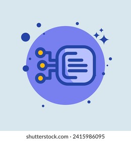 Learning flat illustration. Artificial signs vector illustratrion.