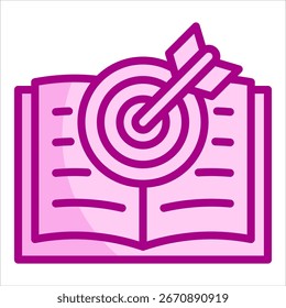 Icono de objetivos de aprendizaje para el diseño