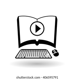 learning graphic design , vector illustration