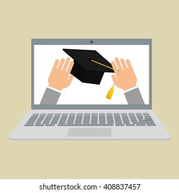 learning graphic design , vector illustration