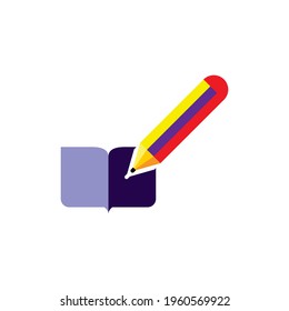 Learning House Icon Logo Design Element