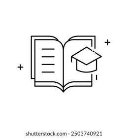 Learning Icon, education, knowledge, study, training, teaching, academic, skills, development, growth