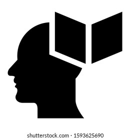 learning icon isolated sign symbol vector illustration - high quality black style vector icons
