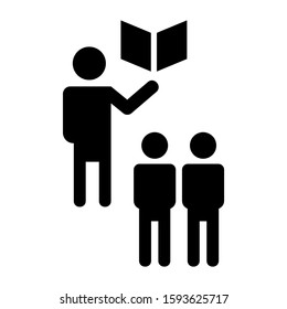 learning icon isolated sign symbol vector illustration - high quality black style vector icons
