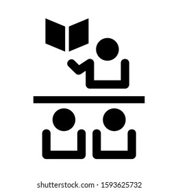learning icon isolated sign symbol vector illustration - high quality black style vector icons
