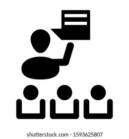 learning icon isolated sign symbol vector illustration - high quality black style vector icons
