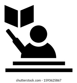 learning icon isolated sign symbol vector illustration - high quality black style vector icons
