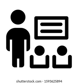 learning icon isolated sign symbol vector illustration - high quality black style vector icons
