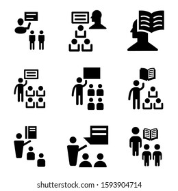 learning icon isolated sign symbol vector illustration - Collection of high quality black style vector icons
