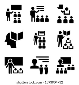 learning icon isolated sign symbol vector illustration - Collection of high quality black style vector icons
