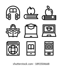 learning icon or logo isolated sign symbol vector illustration - Collection of high quality black style vector icons

