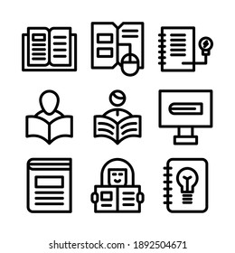 learning icon or logo isolated sign symbol vector illustration - Collection of high quality black style vector icons
