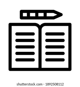 learning icon or logo isolated sign symbol vector illustration - high quality black style vector icons
