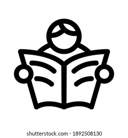 learning icon or logo isolated sign symbol vector illustration - high quality black style vector icons

