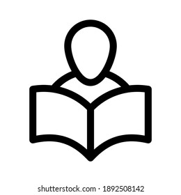 learning icon or logo isolated sign symbol vector illustration - high quality black style vector icons

