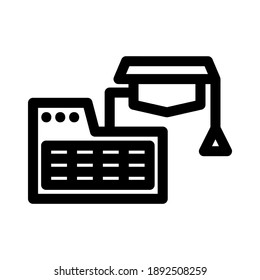 icono de aprendizaje o logotipo símbolo de signo aislado ilustración vectorial de alta calidad estilo negro iconos vectoriales
