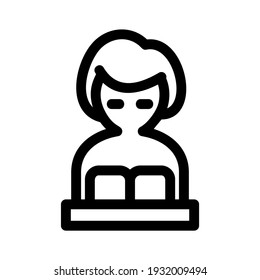 icono de aprendizaje o logotipo símbolo de signo aislado ilustración vectorial de alta calidad estilo negro iconos vectoriales
