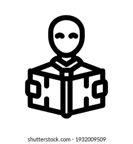 learning icon or logo isolated sign symbol vector illustration - high quality black style vector icons
