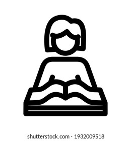 learning icon or logo isolated sign symbol vector illustration - high quality black style vector icons
