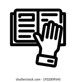 learning icon or logo isolated sign symbol vector illustration - high quality black style vector icons

