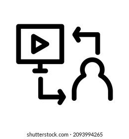 icono de aprendizaje o logotipo símbolo de signo aislado ilustración vectorial de alta calidad estilo negro iconos vectoriales
