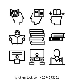 learning icon or logo isolated sign symbol vector illustration - Collection of high quality black style vector icons
