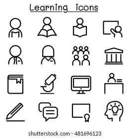 Learning Icon Set