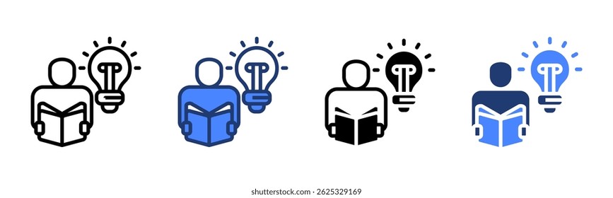 Learning icon sheet multiple style collection