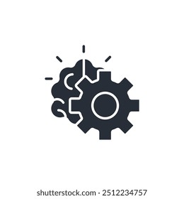 learning icon. vector.Editable stroke.linear style sign for use web design,logo.Symbol illustration.