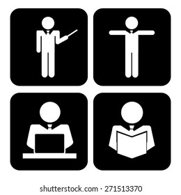 learning icons design, vector illustration eps10 graphic 