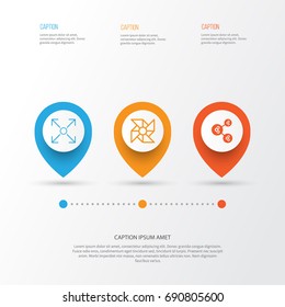 Learning Icons Set. Collection Of Algorithm Illustration, Branching Program, Laptop Ventilator And Other Elements. Also Includes Symbols Such As Fan, Gear, Algorithm.