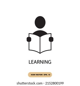 learning icons  symbol vector elements for infographic web