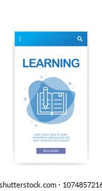 LEARNING INFOGRAPHIC CONCEPT