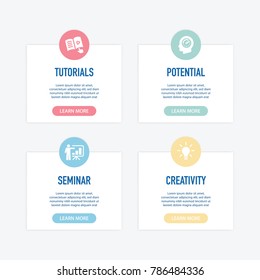 Learning Infographic Icons