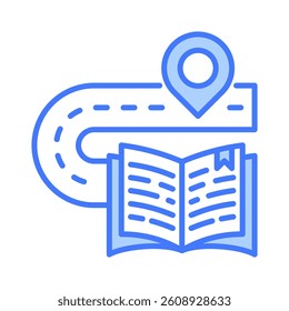 Learning Journey Icon Element for Design