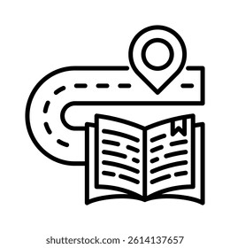 Learning Journey Icon Element for Design