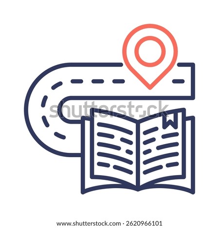 Learning Journey Icon Element for Design