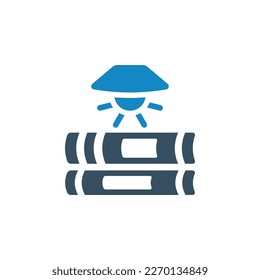 learning, knowledge icon vector illustration