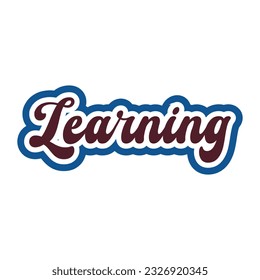 Learning lettering text effect typography t shirt design 