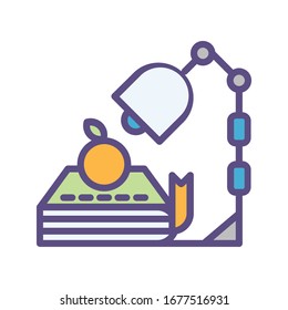 learning light icon for school exams