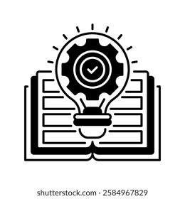 Learning line icon. Universal creative premium symbol. Vector sign icon logo template. Vector illustration