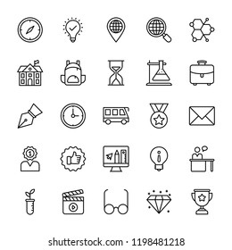 Learning Line Vector Icons 