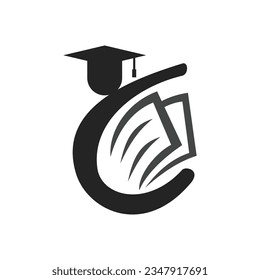 learning logo template Isolated. Brand Identity. Icon Abstract Vector graphic