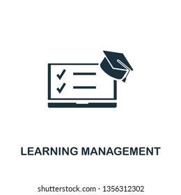 Learning Management System icon. Creative element design from content icons collection. Pixel perfect Learning Management System icon for web design, apps, software, print usage