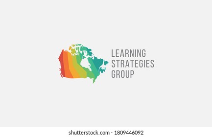 Learning Map Vector Logo Design Inspirations
