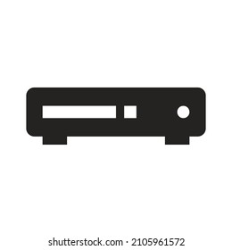 learning media projector icon illustration, office, presentation, electronics, technology. Solid icons, glyphs are perfect for logos, websites, businesses, applications, apps and more.