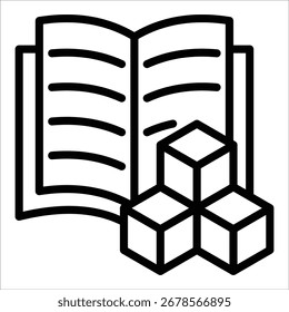 Learning Module Icon Element For Design