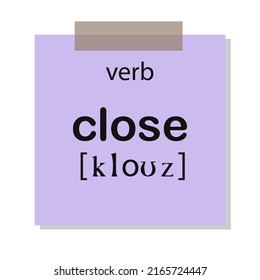 Learning a new language. English language. Flash cards for memorizing words