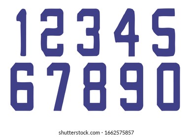 Learning numbers with children in a playful way. Numbers from 0 to 9